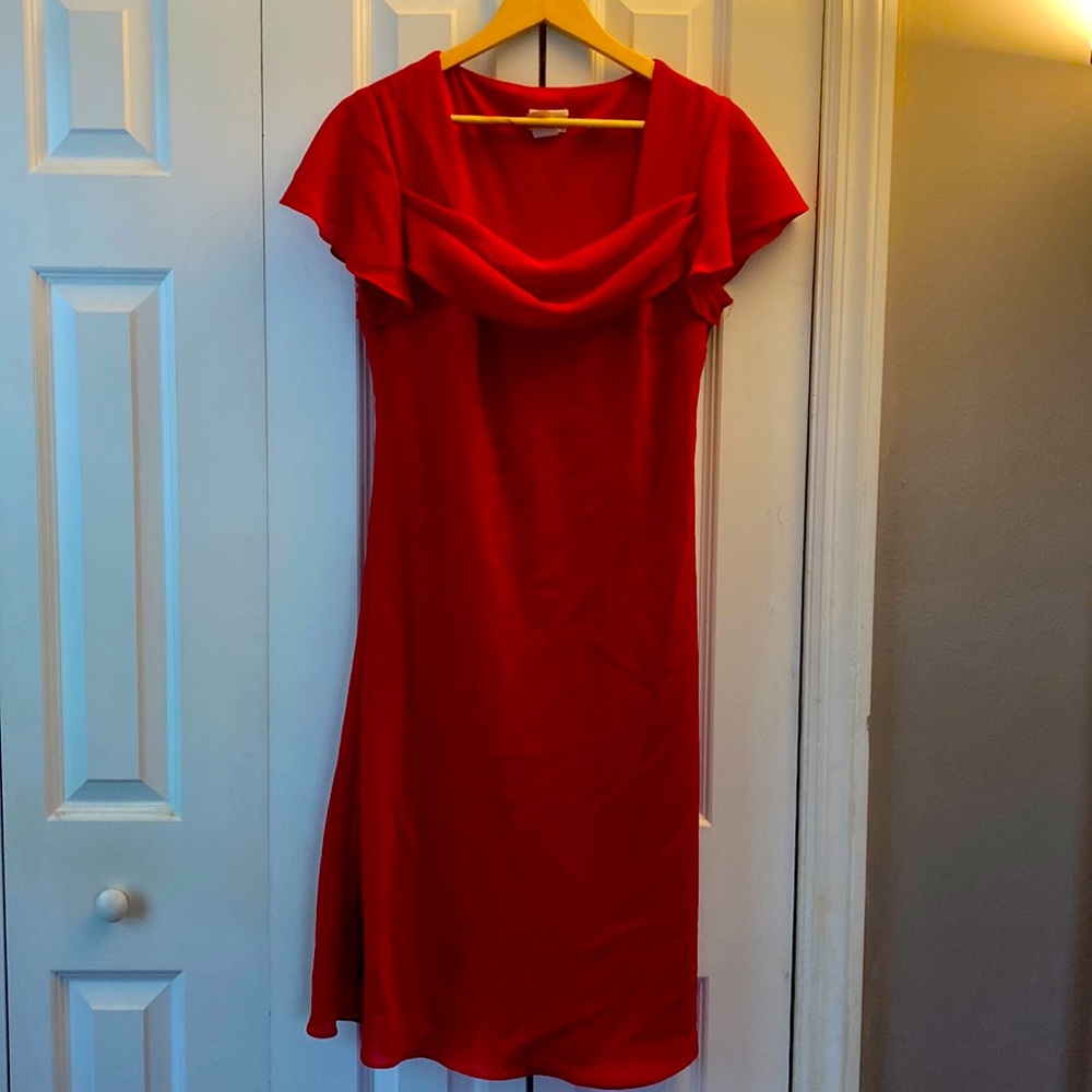 Fashion Bug Red cocktail dress size 8